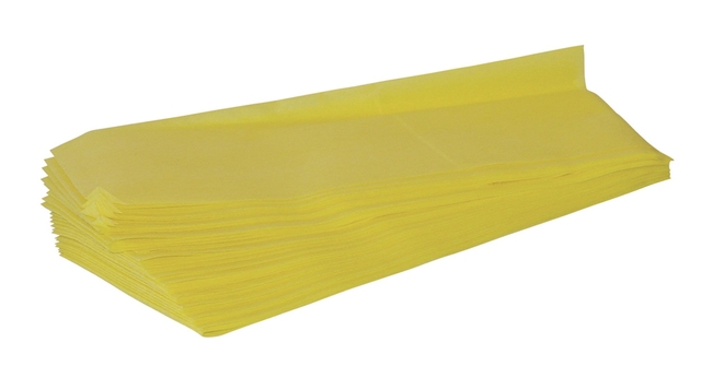 CLNQ Dust wipe viscose 25x60cm yellow
