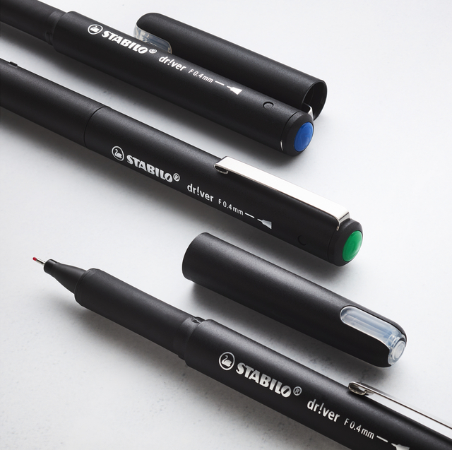 Fineliner STABILO dr!ver fijn rood