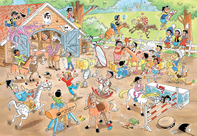 Puzzel Jan van Haasteren Junior The Riding School 360 stukjes