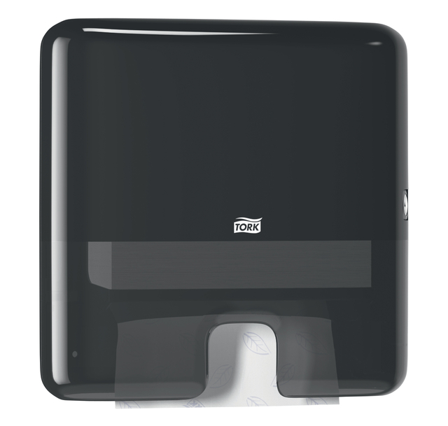 Handdoekdispenser Tork H2 Elevation Xpress klein zwart 552108
