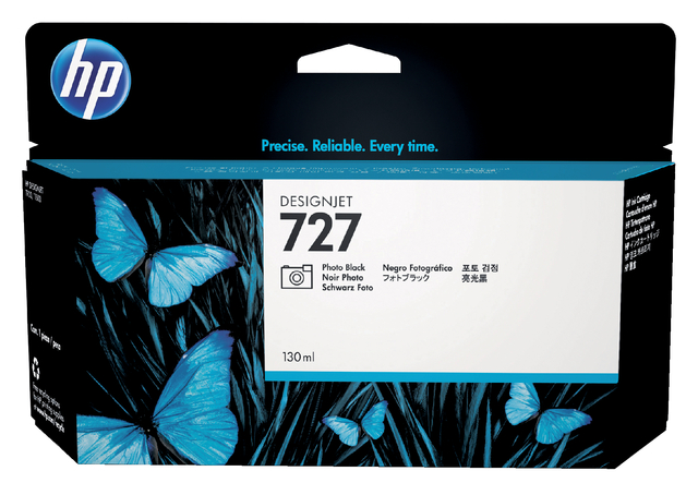 HP 727 Ink Cart Photo Black 130ml B3P23A