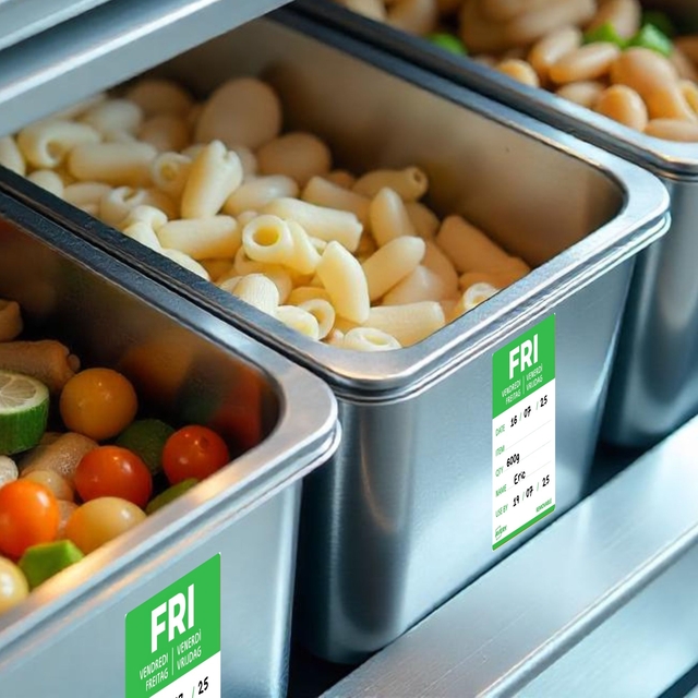 Etiket Avery HACCP vrijdag-groen 40x56mm 500 stuks