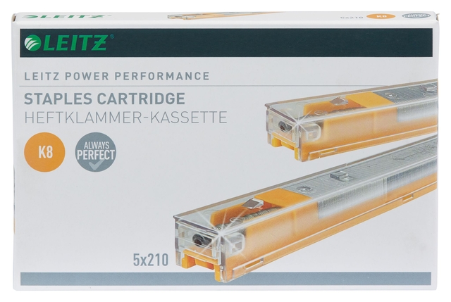 Leitz Stapler Cartridge K8 210 Yellow