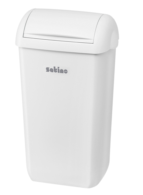 Dameshygiënebak Satino 23 liter wit 332590