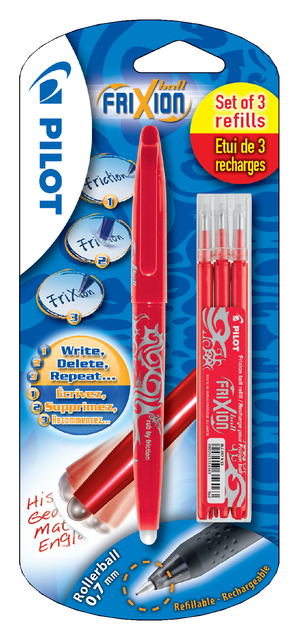 Blis FriXion Ball 0.7 R - 3 Refills Set