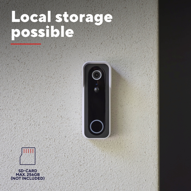Deurbelcamera Trust DOORCAM-3000 Wi-Fi wit