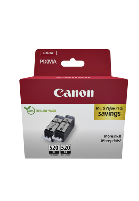 CANON PGI-520BK TwinPack black BLISTER