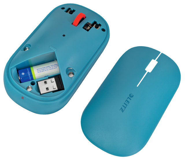 Muis Leitz draadloos Cosy blauw