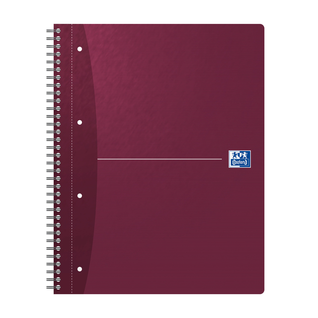 OXFORD Office Essentials A4+ Soft Card Twin-wire Notebook Ruled 180 Pages Assorted Colours SCRIBZEE® Compatibl