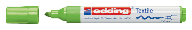 edding 4500 textile marker light green