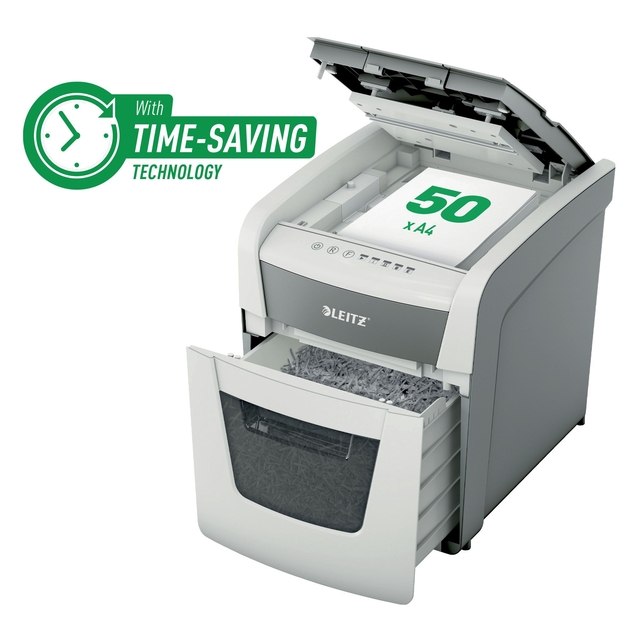 Papiervernietiger Leitz IQ Auto+ Small Office 50X P4 snippers 4x28mm