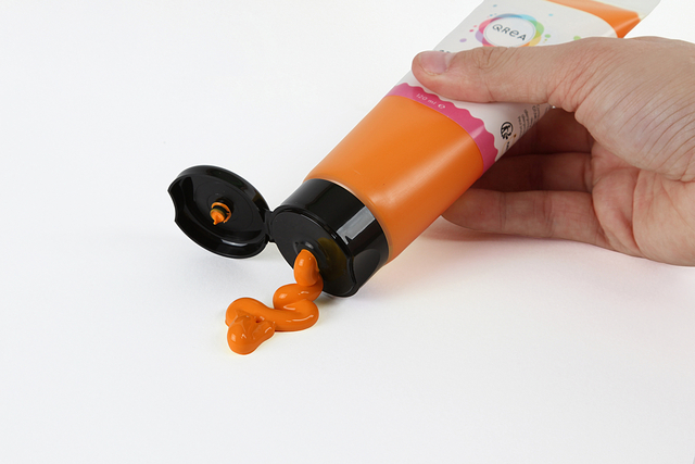 Acrylverf Qrea 120 ml oranje