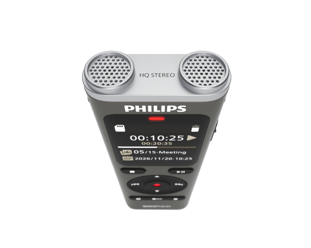 Digital voice recorder Philips DVT 2075 voor interviews
