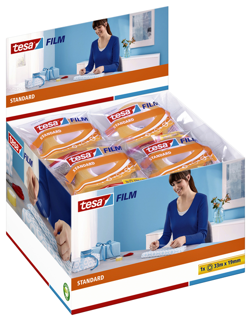 tesafilm Standard transparent tape, 24 x 33m:19mm