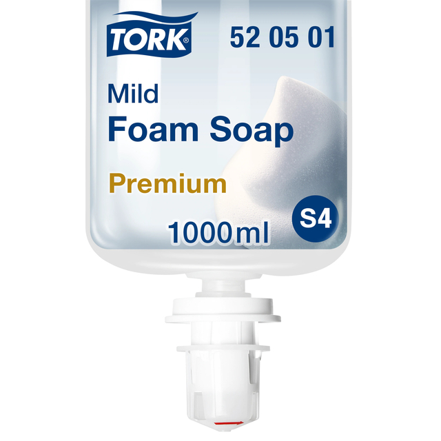 Hand soap Tork S4 foam mildly perfumed 1000ml 520501