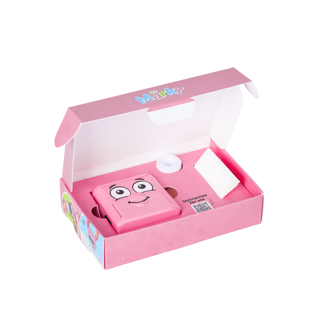 Textielstempel Colop Marky personaliseerbaar roze