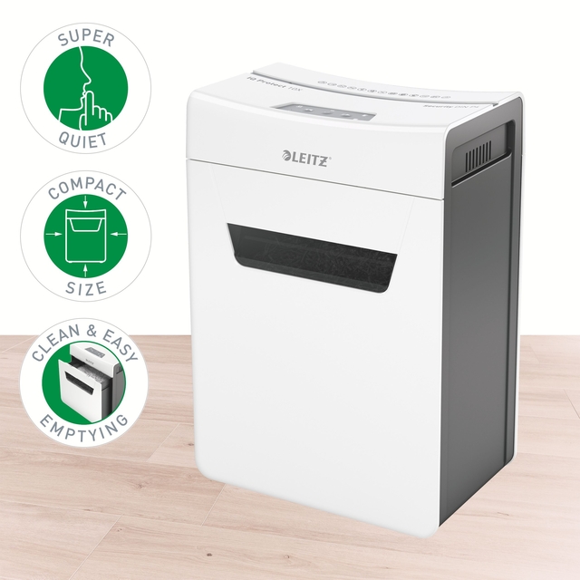 Papiervernietiger Leitz IQ Protect Premium 10X P4 snippers