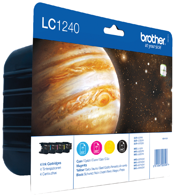 Brother InkCartMultipack Pk4 LC1240VALBP