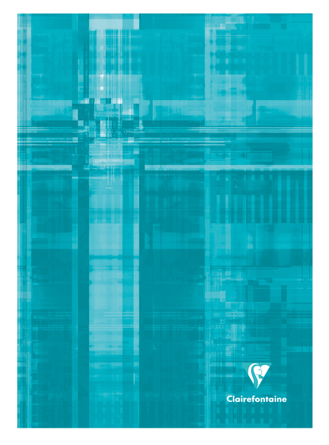 Notitieboek Clairefontaine Matris A4 192blz 90gr lijn assorti