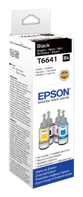 EPSON T6641 ink cartridge black 70ml (A)