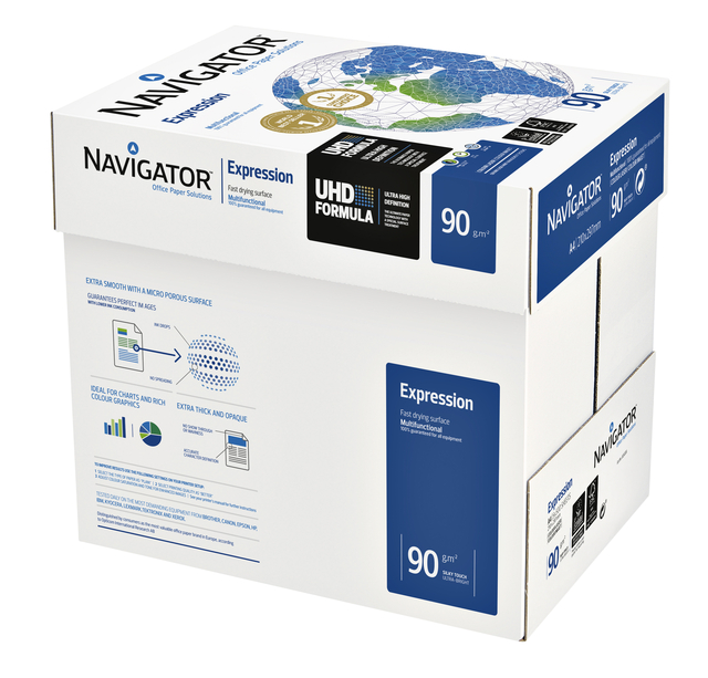 Copy paper Navigator Expression A4 90gr white 500 sheets