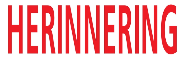 COLOP Printer 20 commercial text in RED