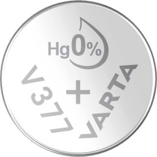 Batterij VARTA knoopcel 1x V377/SR66 zilver
