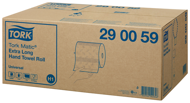 Towel roll Tork Matic H1 universal, 280m 1-ply white 290059