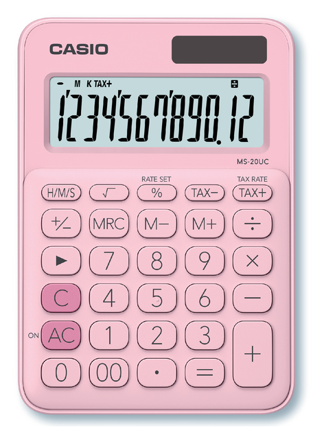 DESK CALCULATOR CASIO MS-20UC PINK