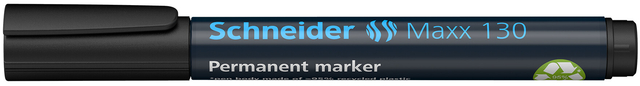 Permanent marker Schneider Maxx 130 rond 1-3mm zwart
