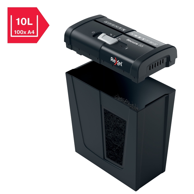 Papiervernietiger Rexel Secure S5 stroken 6mm