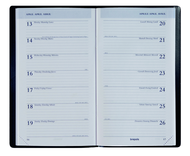 Agenda 2027 Brepols Breplan Seta 7dagen/1pagina assorti