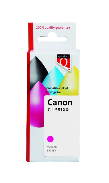 Inkjet cartridge Quantore Canon CLI-581XXL red