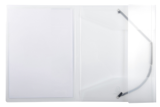 Elastomap Exacompta Kreacover A4 3 kleppen PP assorti