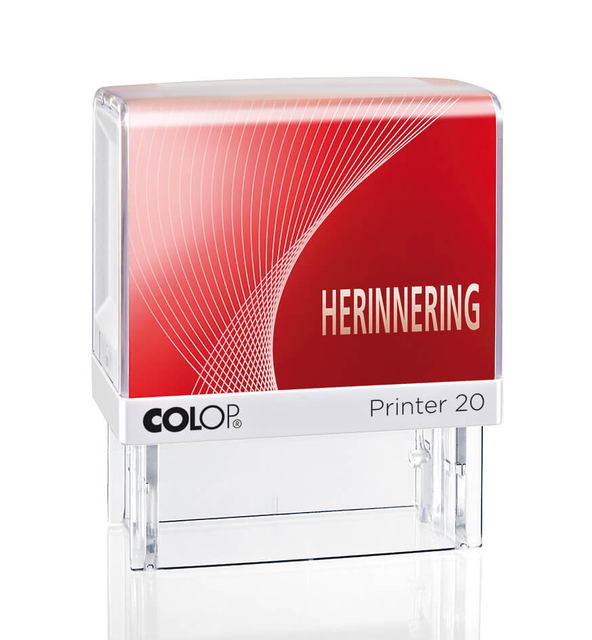 COLOP Printer 20 commercial text in RED