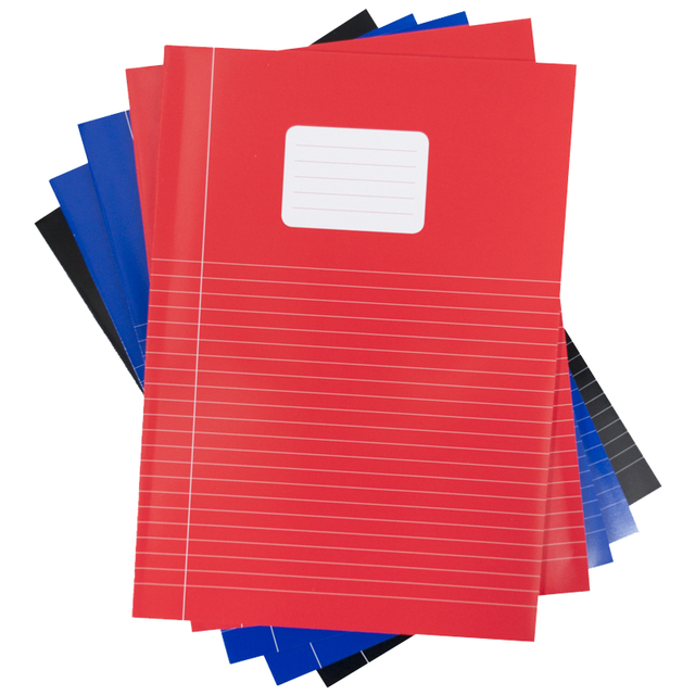 Schrift Verhaak Basic A4 lijn 80 pagina's 60gr pak à 5 stuk