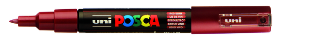 Paint marker Posca PC1MC extra fine wine red