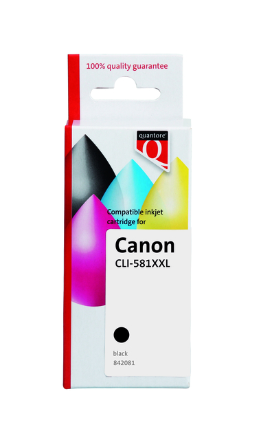 Ink cartridge Quantore alternative for Canon CLI-581XXL pigment black