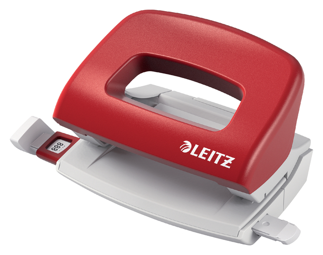 Hole Punch Leitz NeXXt Mini 10 sheet red