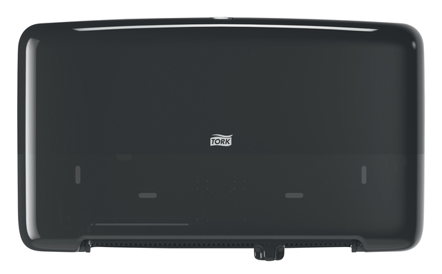Toilet paper dispenser Tork Twin Mini T2 Elevation black 555508