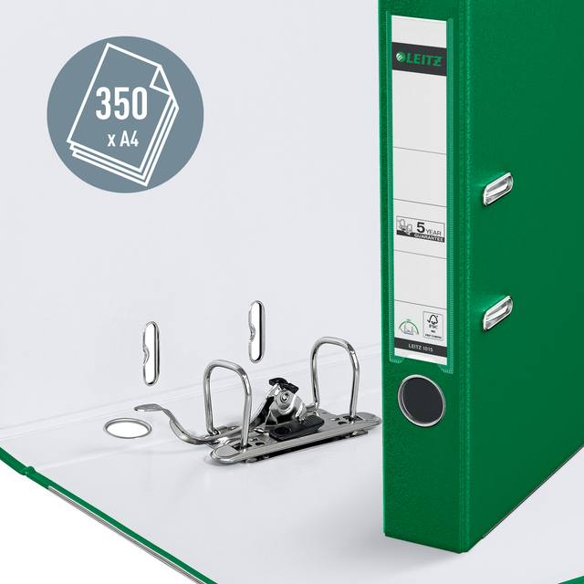 Lever arch file Leitz  52mm PP A4 green