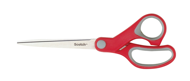 Scissors Scotch 18cm comfort red blister