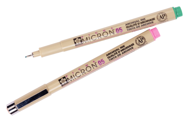 Fineliner Sakura Pigma Micron assorti etui à 9 stuk