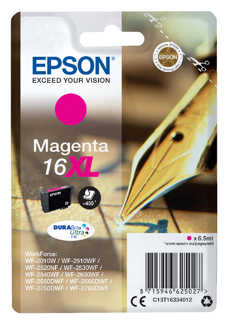 EPSON 16XL ink cartridge magenta
