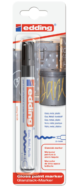edding 750 gloss paint marker blister of 1 black