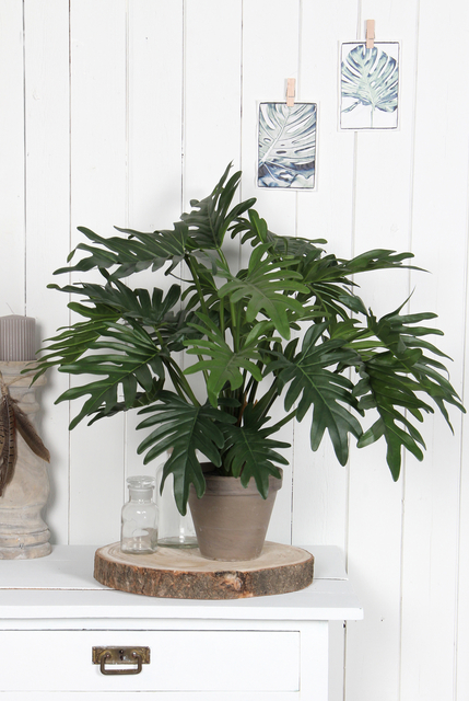 Kunstplant Mica Philodendron selloum groen in pot Ø60cm 50cm
