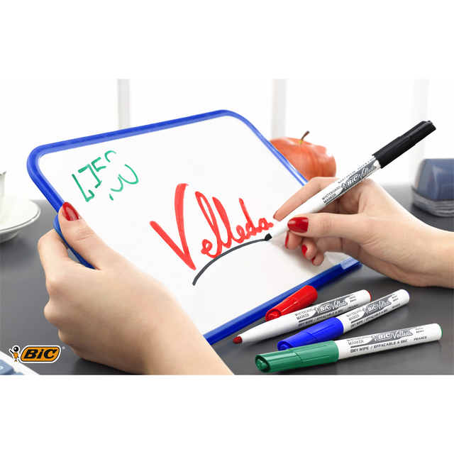 Whiteboardmarker Bic Velleda 1748 rond medium assorti blister à 8st