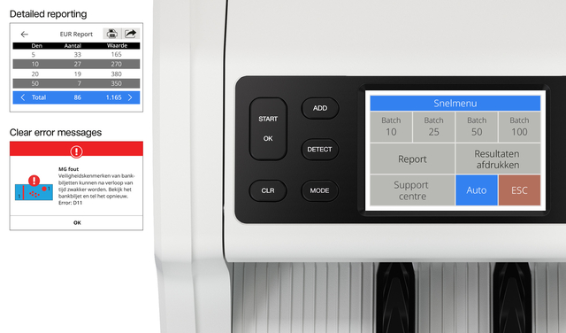 Biljettelmachine Safescan 2485-SC
