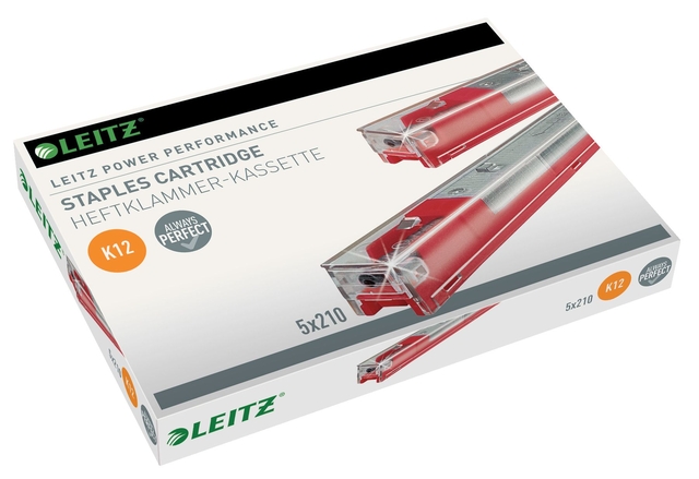 Leitz Stapler Cartridge K12 210 Red