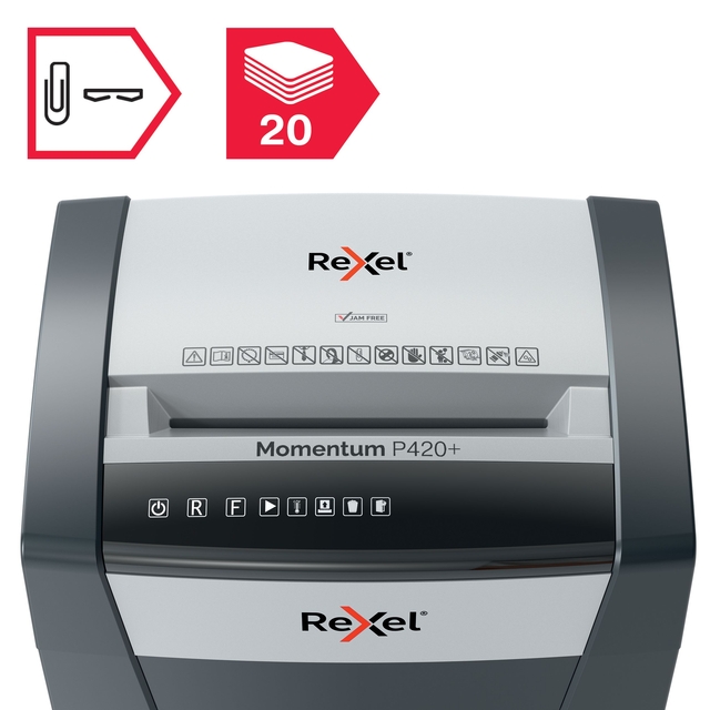 Papiervernietiger Rexel Momentum P420+ snippers 4x35mm
